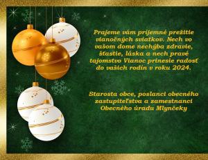 Pozdrav Mlynčeky